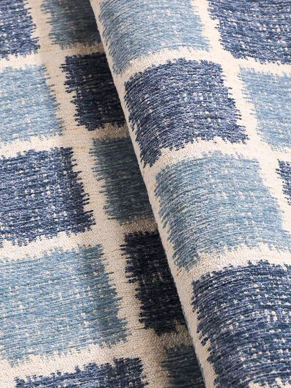 Țesătură Jacquard Chenille cu grilă texturată TED
